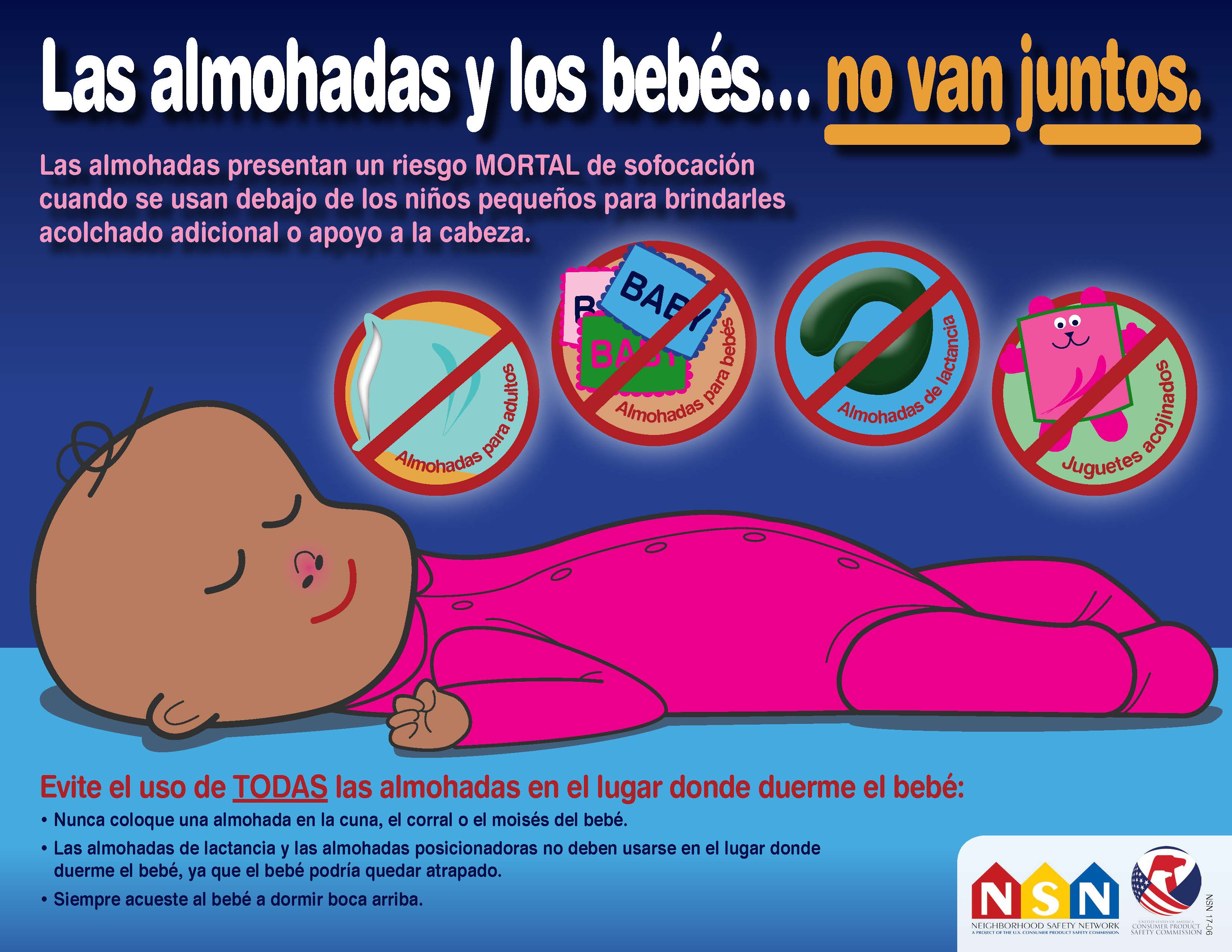 Puede dormir con 2025 almohada un bebé